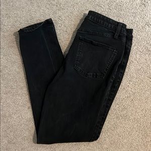 Black Straight Leg Jeans